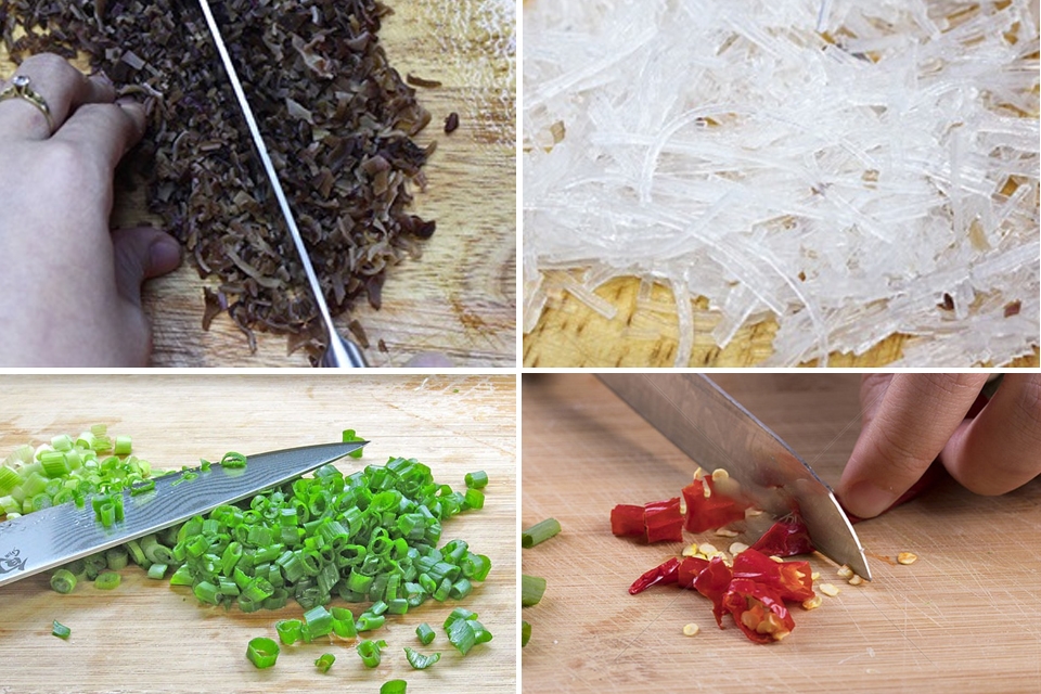 Bước 1: Sơ chế nguyên liệu