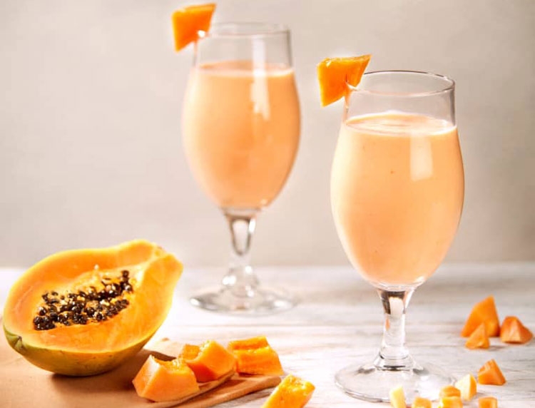 Cách chế biến sinh tố đu đủ sữa chua