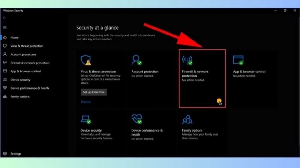 Cách tắt tường lửa nhanh chóng