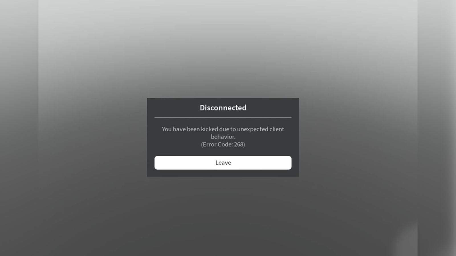 Error Code 268 - hình 1