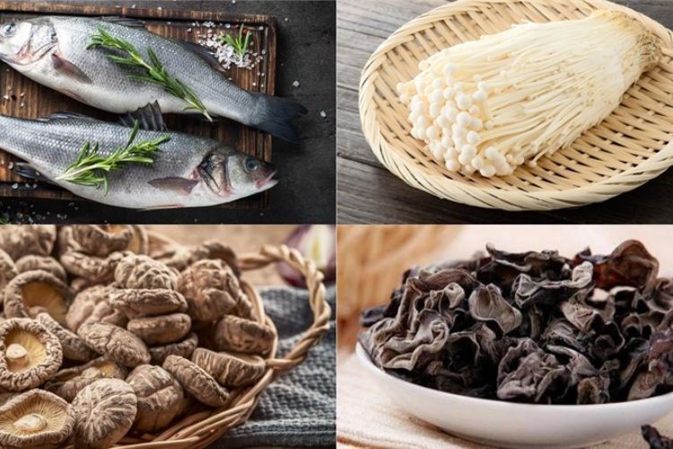 Nguyên liệu làm cá chẽm hấp Hồng Kông