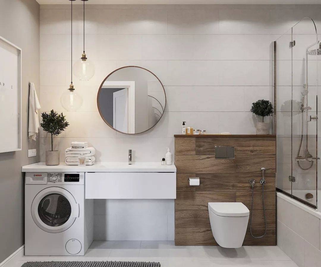 Có nên để máy giặt trong nhà tắm không 1