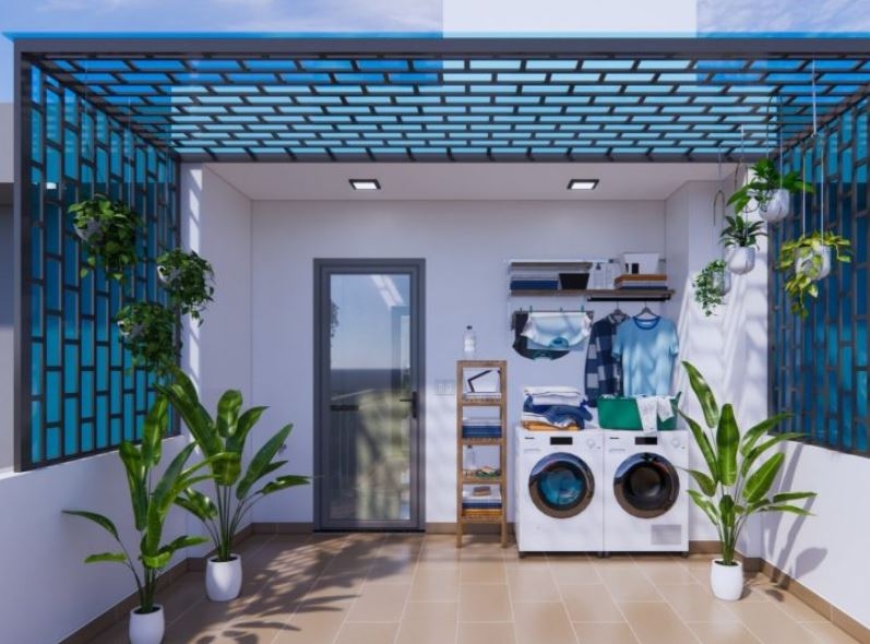 Có nên để máy giặt trong nhà tắm không 6