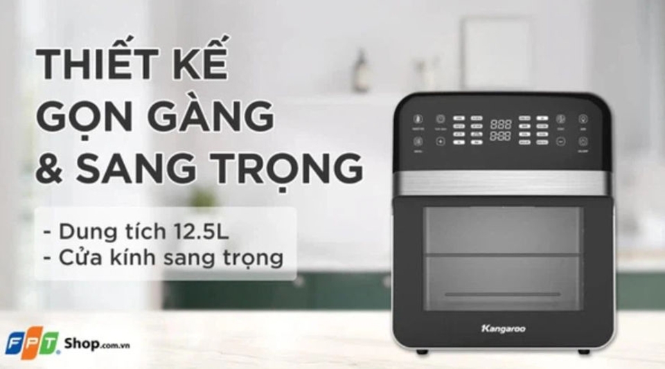 Nồi chiên không dầu Kangaroo 12.5 Lít KG12AF6A