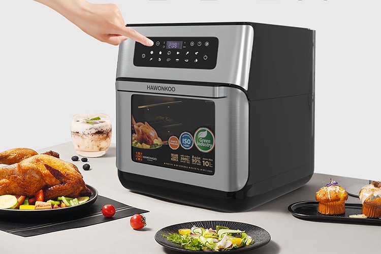 So sánh nồi chiên không dầu Hawonkoo và Kangaroo (hình 2)