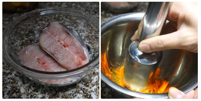 Cá leo kho nghệ - 2