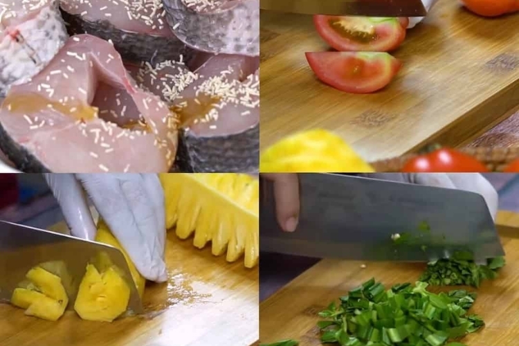 Nguyên liệu nấu canh cá chua