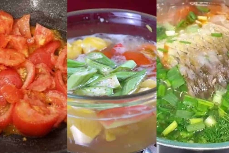 Nấu canh cá