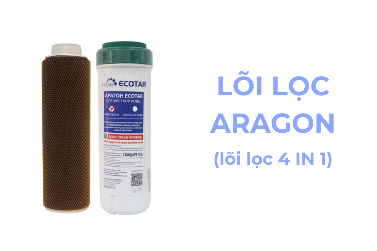 Lõi lọc Aragon dược coi là trái tim của máy lọc nước Geyser