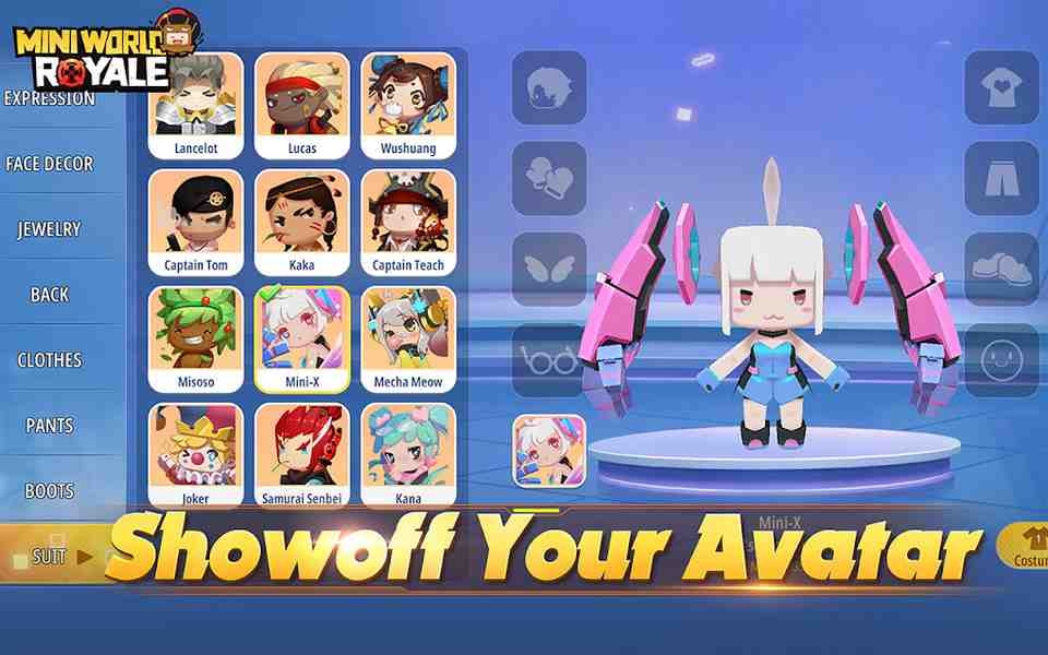 Tuyến nhân vật tiêu biểu trong game