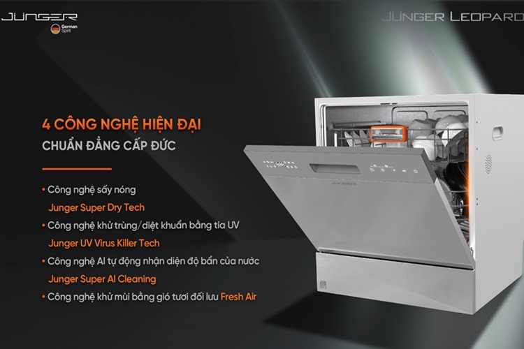 Máy rửa bát Junger của nước nào? Đánh giá ưu nhược điểm của máy rửa bát Junger - Hình 4