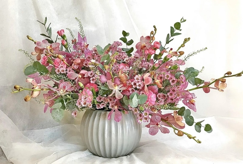 Cách cắm hoa thanh liễu hình 5