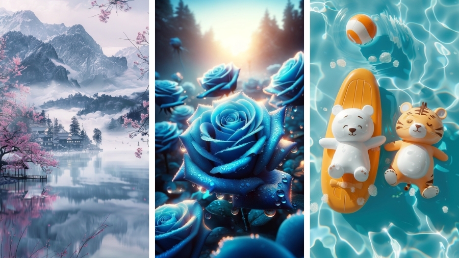 Hình nền may mắn mệnh Thủy dành cho điện thoại 3