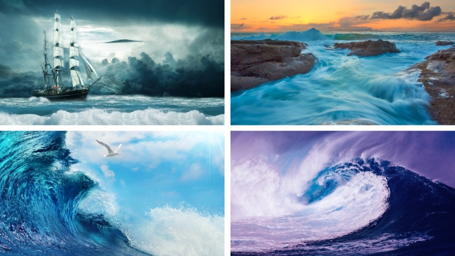 Hình nền may mắn mệnh Thủy dành cho máy tính 1