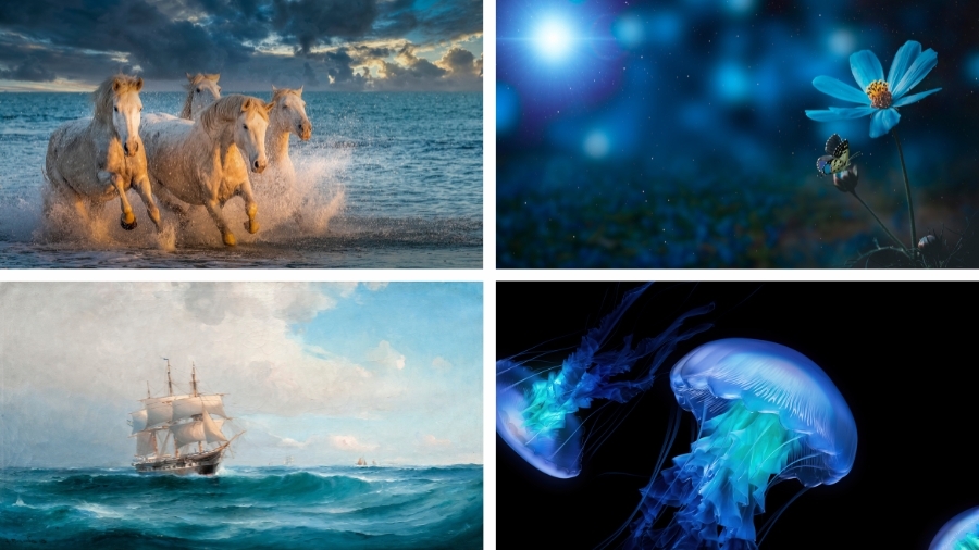 Hình nền may mắn mệnh Thủy dành cho máy tính 4