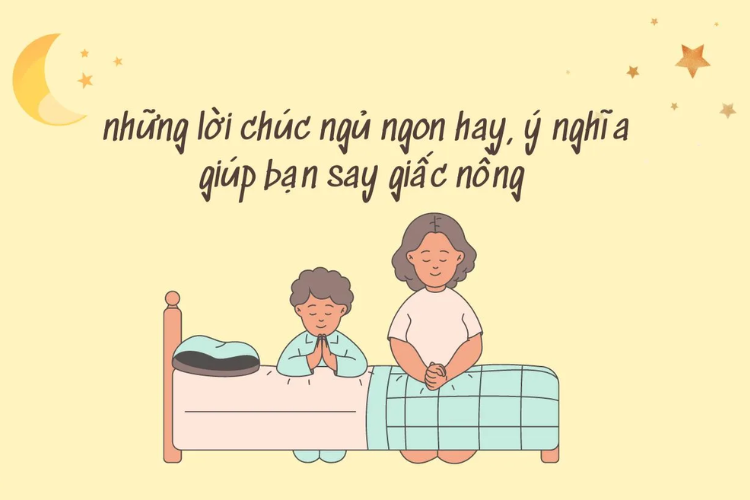Chúc bạn trai ngủ ngon