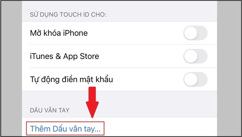 cài đặt vân tay iPhone - hình 3