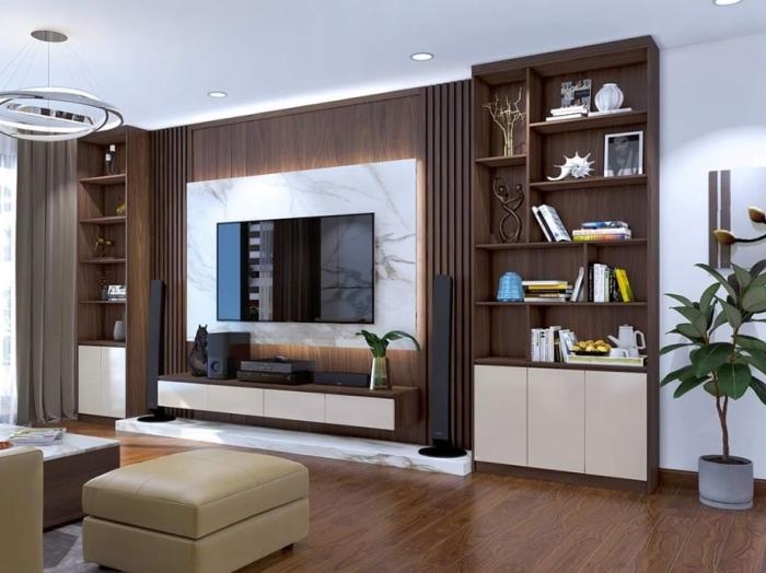 Tiêu chuẩn chiều cao khi treo tivi 2