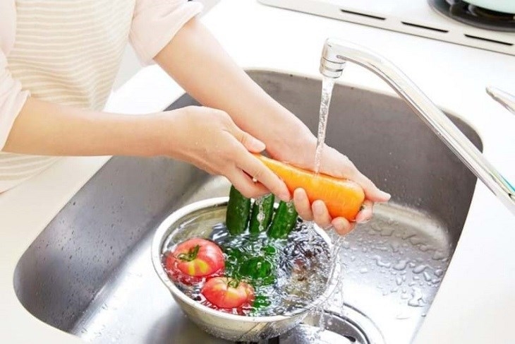 Có nên rửa rau bằng nước kiềm 9