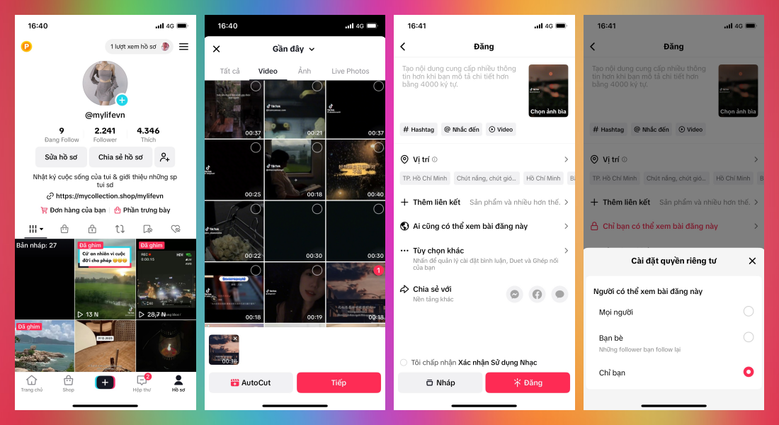 cách ẩn video trên TikTok 6