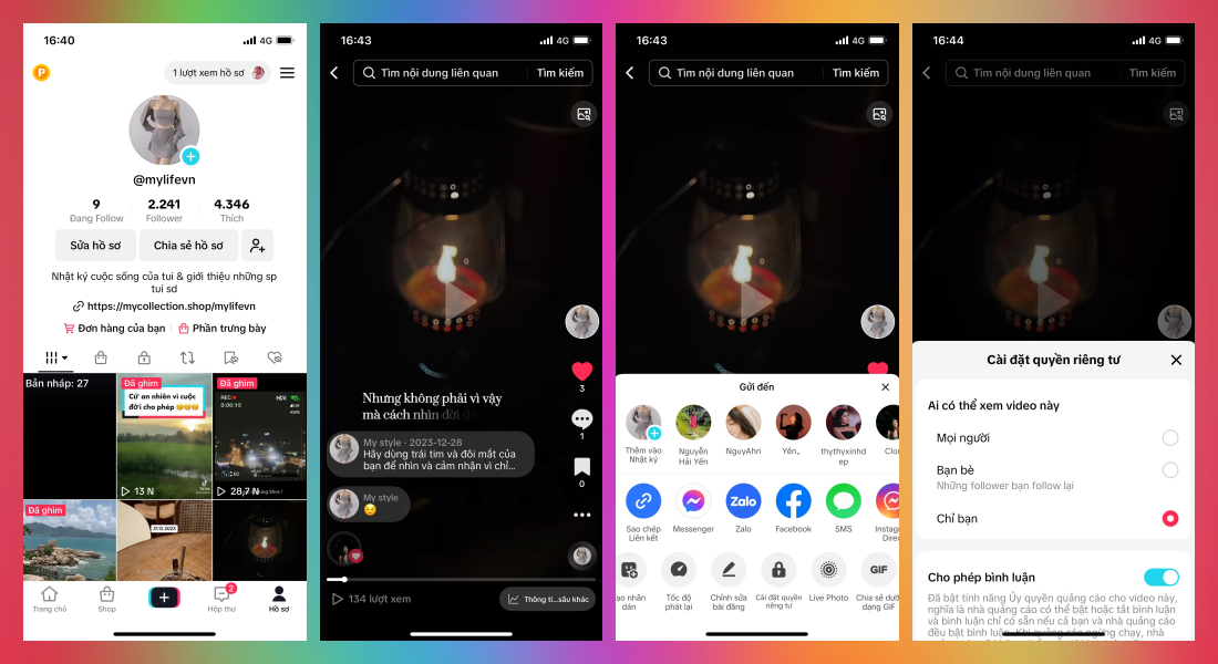 cách ẩn video trên TikTok 7