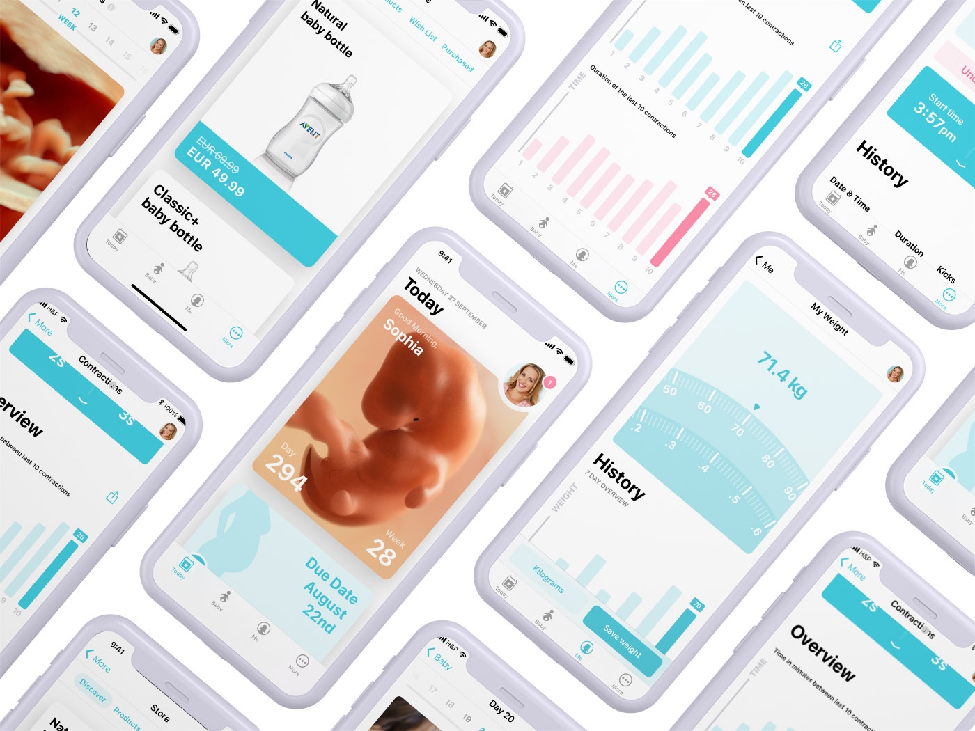 App theo dõi thai kỳ trên iPhone (ảnh 3)