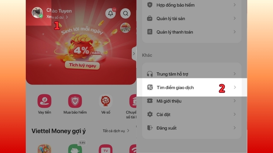 Cách 5: Nạp tiền tại điểm giao dịch hoặc cửa hàng Viettel trên toàn quốc 1