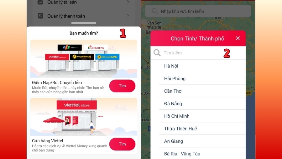 Cách 5: Nạp tiền tại điểm giao dịch hoặc cửa hàng Viettel trên toàn quốc 2