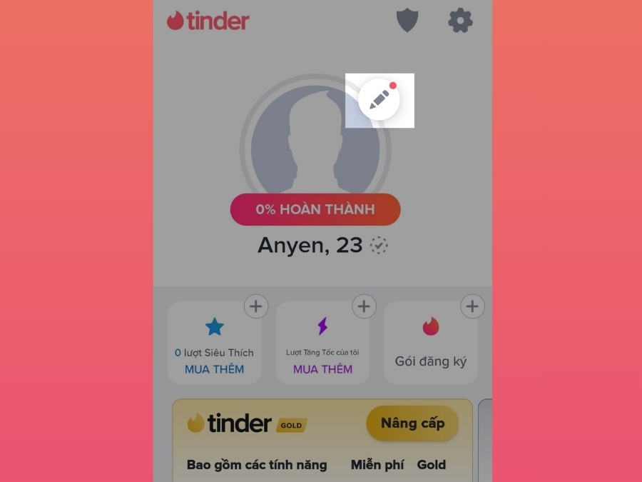 Cách chỉnh sửa hồ sơ cá nhân trên Tinder 2