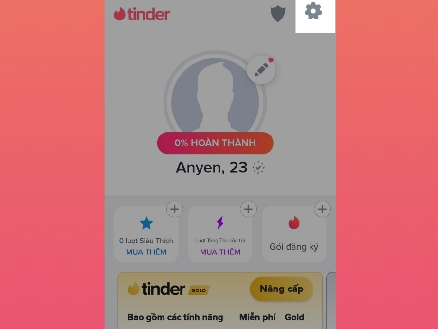 Cách thiết lập tài khoản Tinder 2