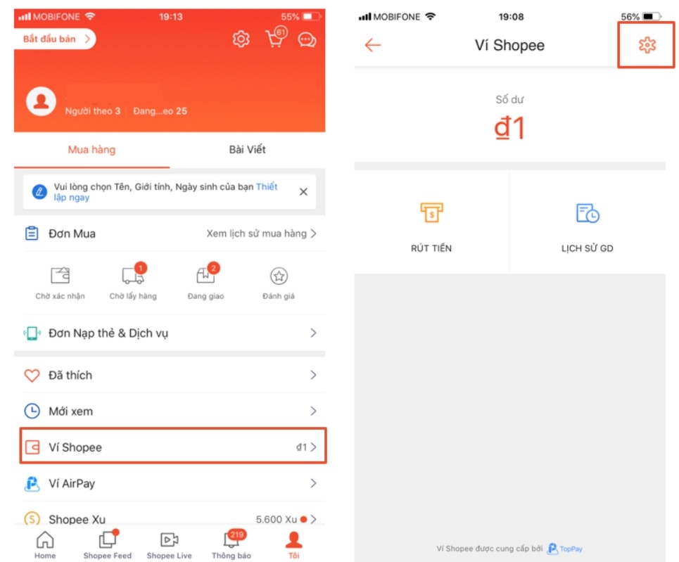 Số dư tài khoản Shopee có mua hàng được không? Hướng dẫn rút tiền từ số dư tài khoản Shopee 3