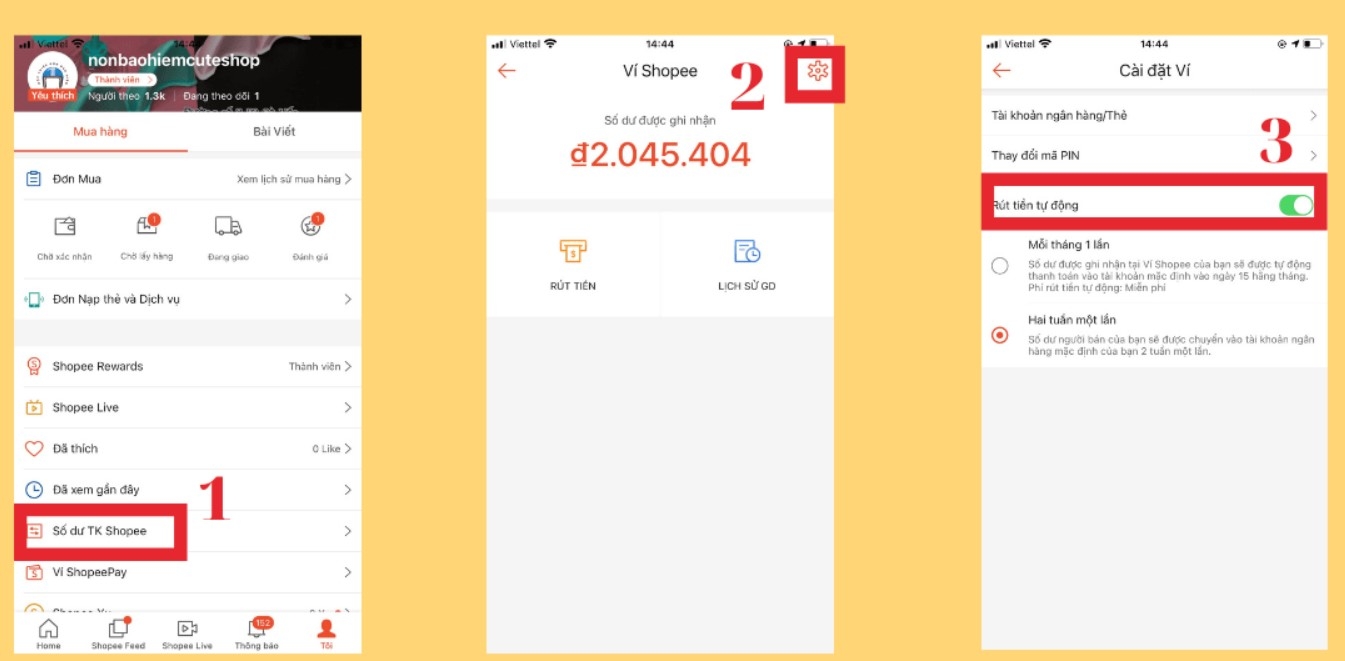 Số dư tài khoản Shopee có mua hàng được không? Hướng dẫn rút tiền từ số dư tài khoản Shopee 4