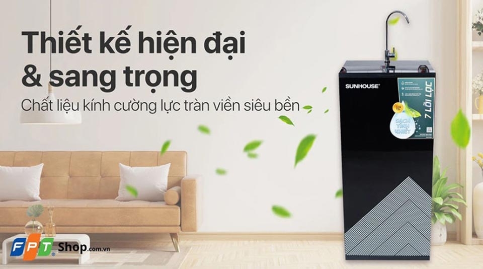 Máy lọc nước RO Sunhouse 7 lõi SHA8868K
