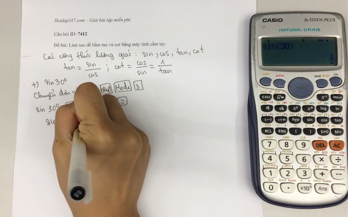 Cách bấm cotg trên máy tính (ảnh 3)