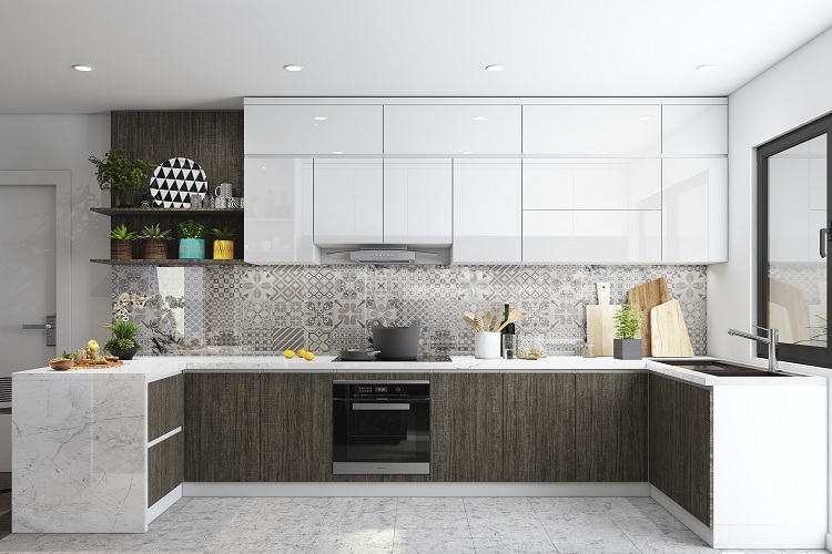 kích thước tủ bếp tiêu chuẩn