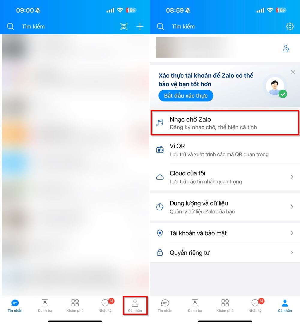 Cách tặng nhạc chờ cho bạn bè trên Zalo 1