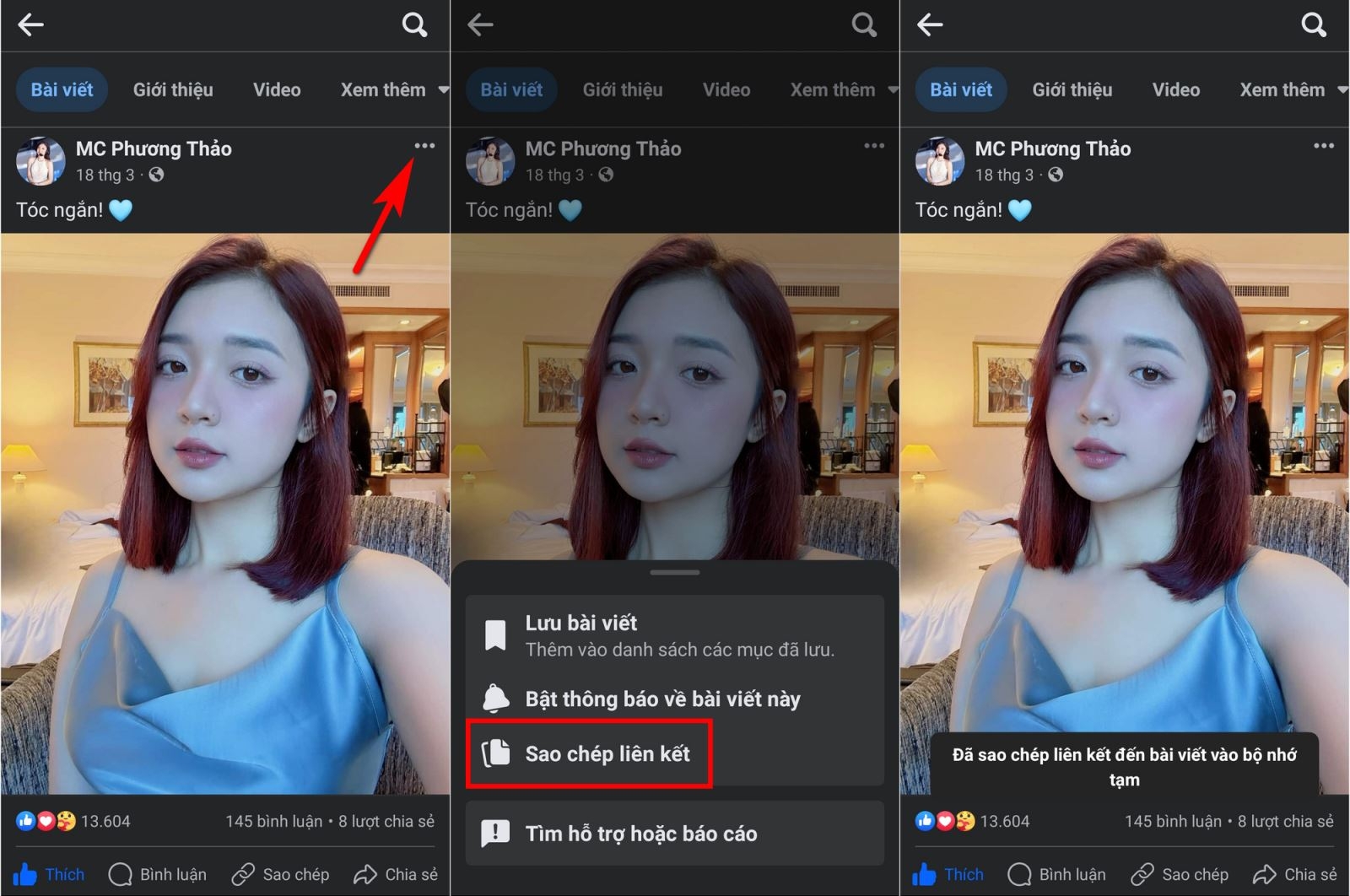 lấy id bài viết facebook 7