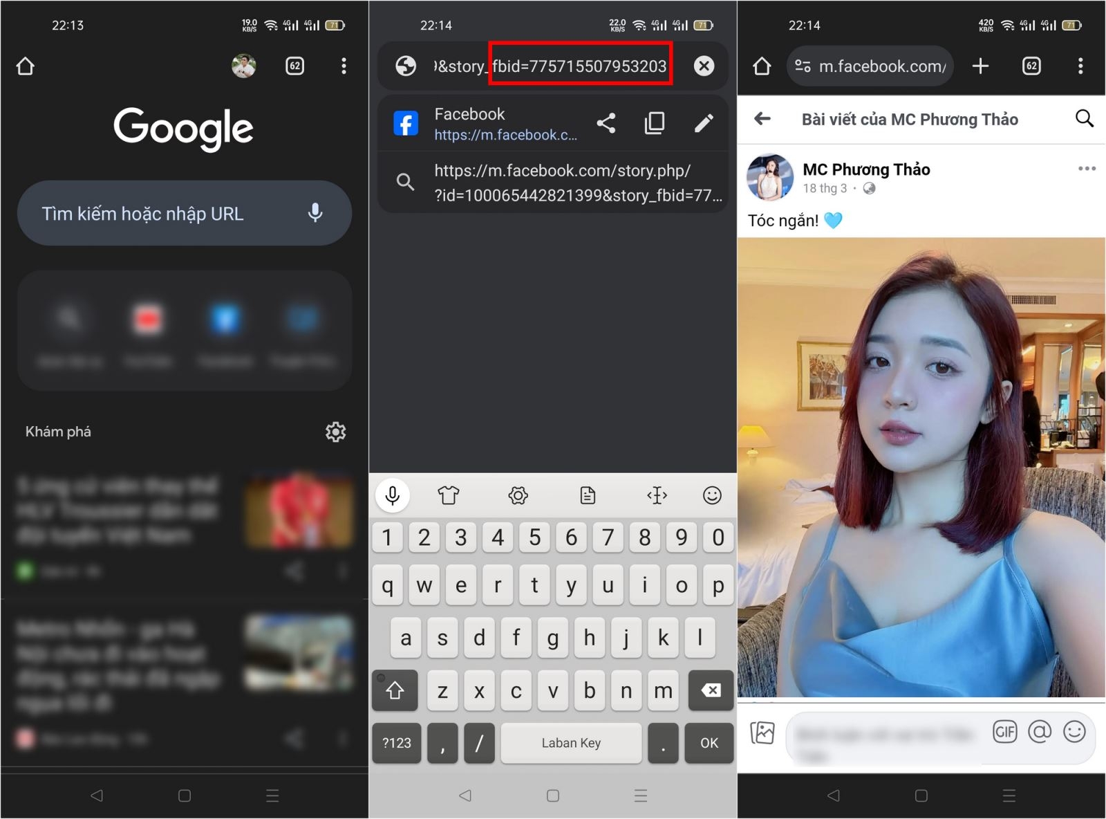 lấy id bài viết facebook 8