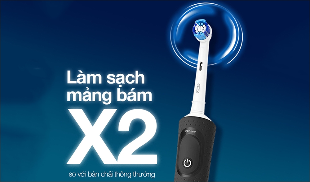 Công nghệ làm sạch 2D trên bàn chải điện