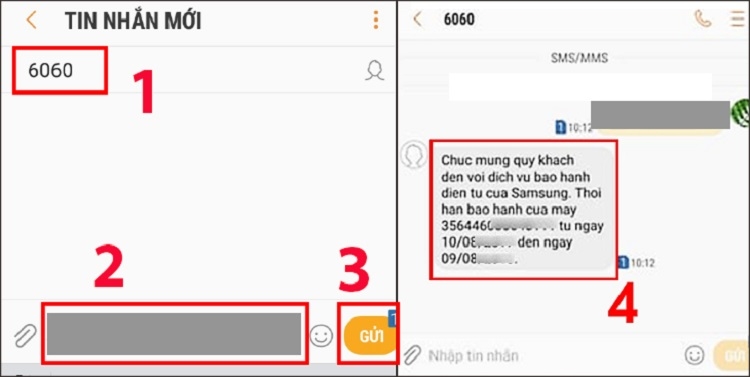 Kiểm tra tivi Samsung chính hãng dựa vào bảo hành điện tử