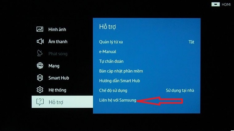 Kiểm tra tivi Samsung chính hãng bằng các thao tác trên tivi (Hình 1)