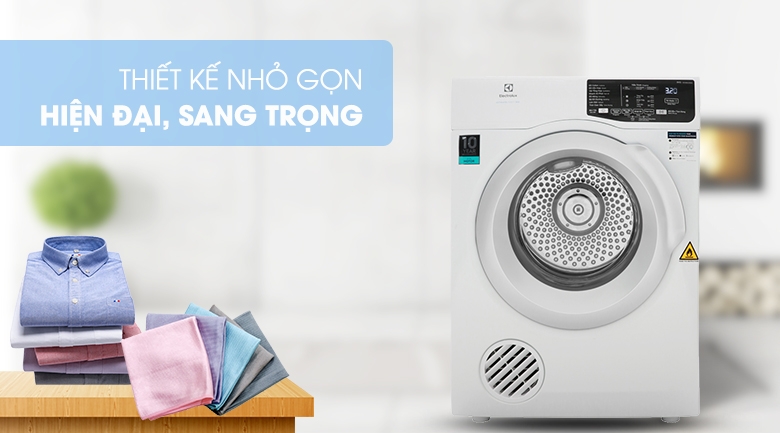 máy sấy quần áo thông minh 10