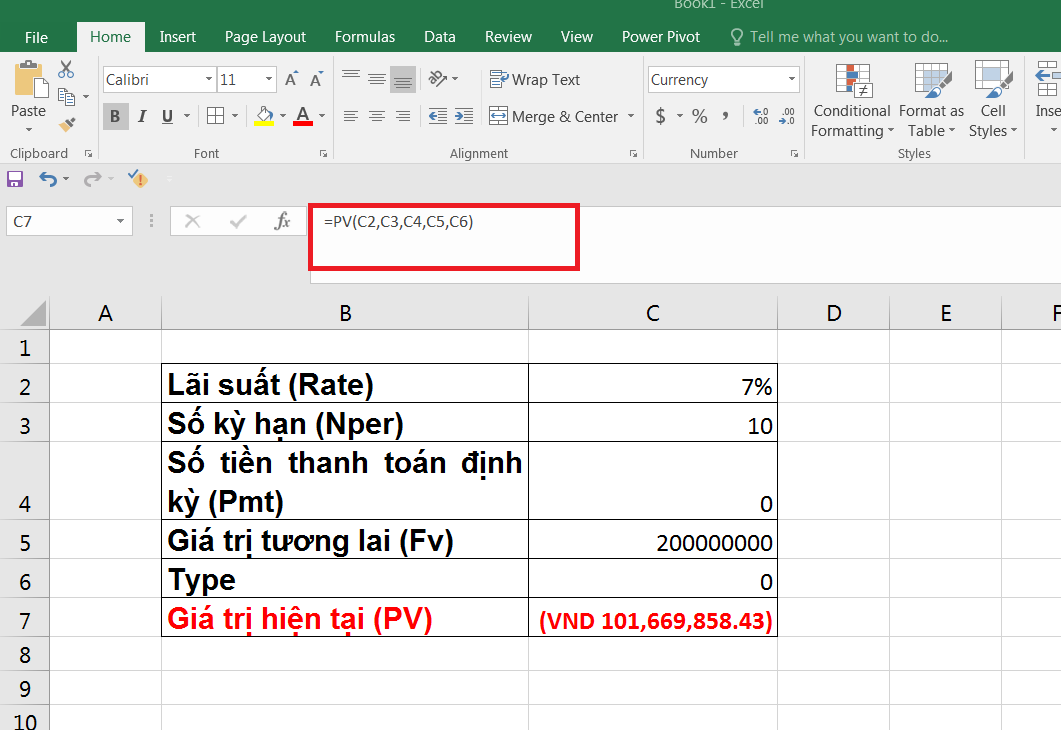 Hàm PV là gì? Ví dụ minh họa cách sử dụng hàm tính dễ hiểu nhất 4