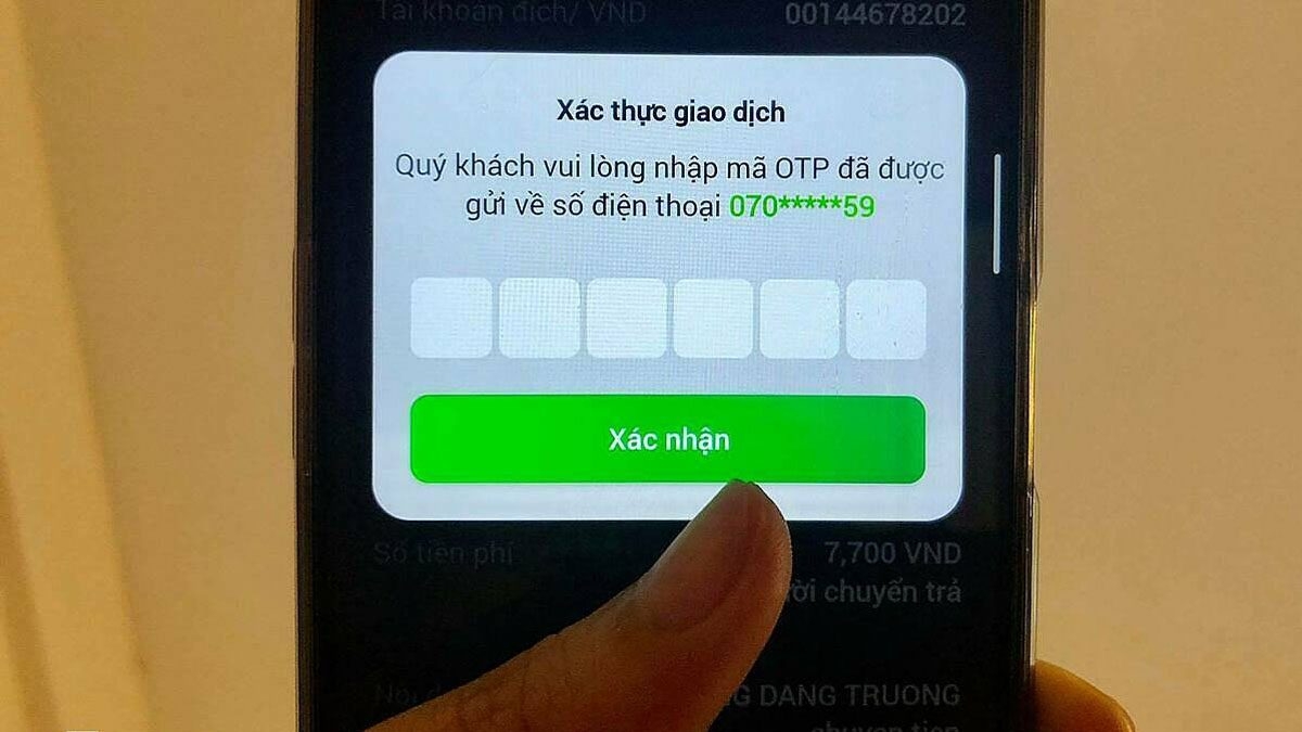 Cách lấy mã OTP SMS hình 3