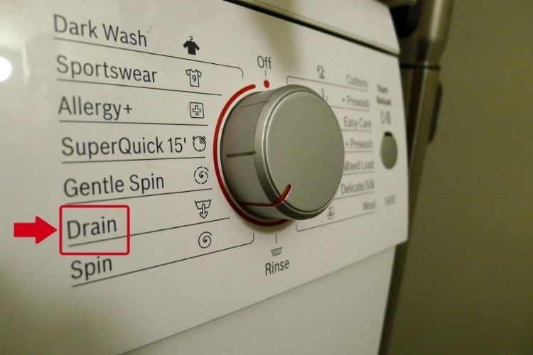 Chế độ Drain trong máy giặt là gì (hình 1)