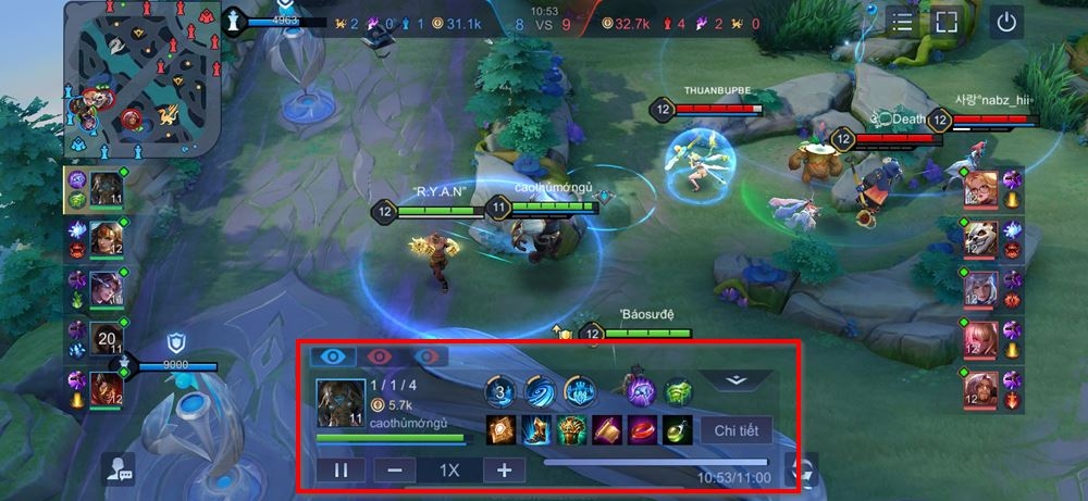 Cách xem bạn bè đang đấu trong Liên Quân Mobile 4