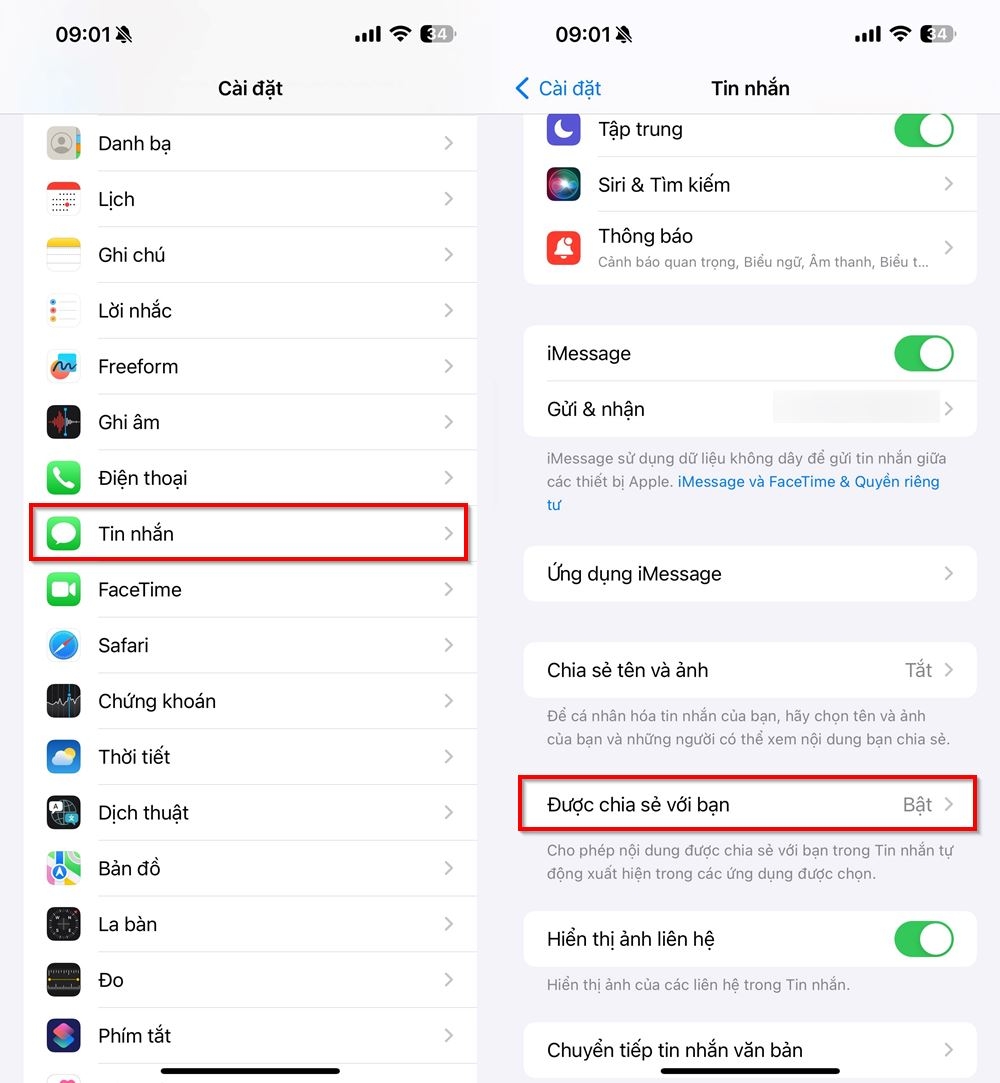 Cách chặn tự động lưu ảnh từ iMessage về album trên iPhone 1