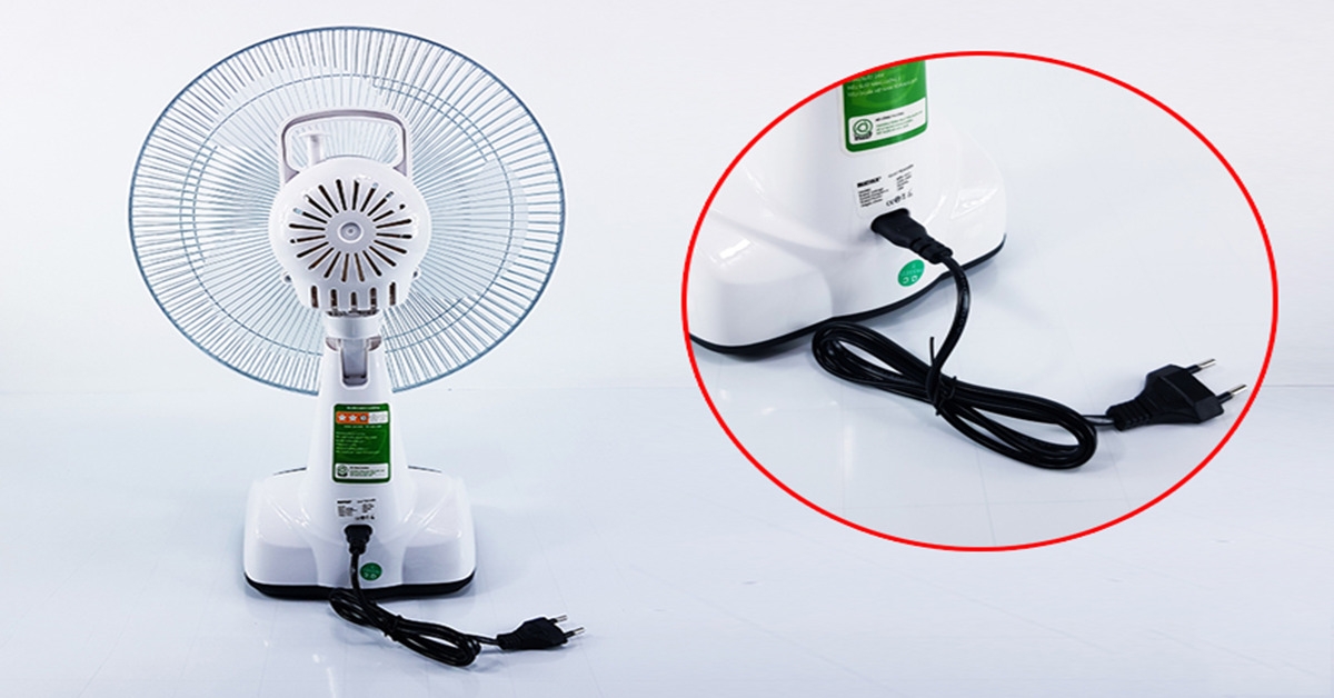 Cách sử dụng quạt tích điện bền hình 4