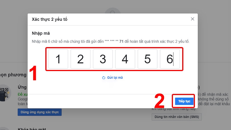 Bảo mật 2 lớp Facebook 3111