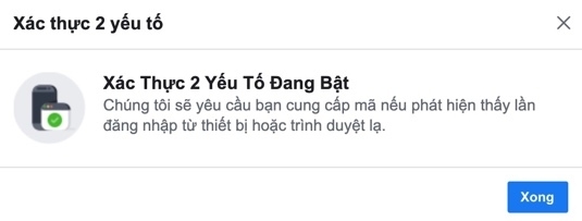 Bảo mật 2 lớp Facebook 62890